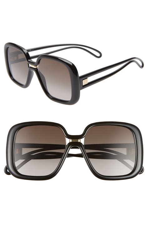 givenchy eyewear manufacturer|givenchy 55mm oversized sunglasses.